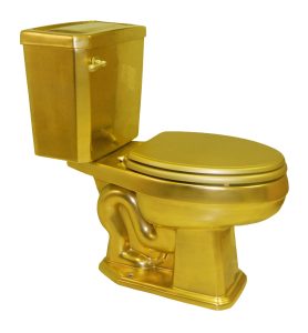 Искусство и роскошь: Золотой туалет – совершенство дизайна или лишь пустая роскошь?